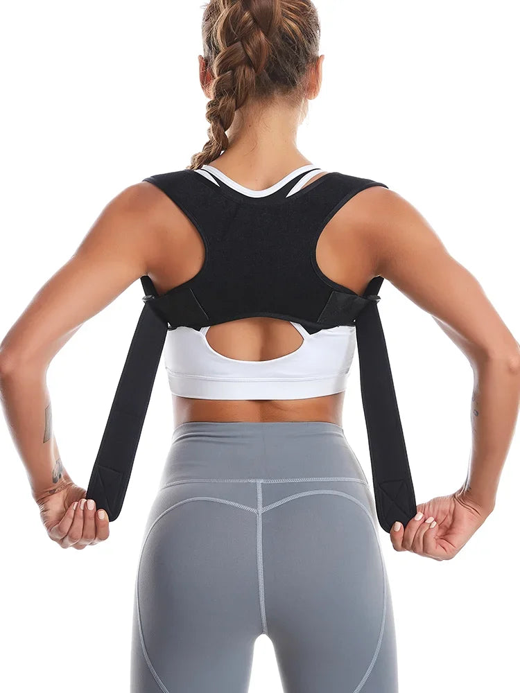 Adjustable Back Posture Corrector Neck Back Support Belt Shoulder Brace Support Belts Adult Invisible Hunchback Prevention Belts