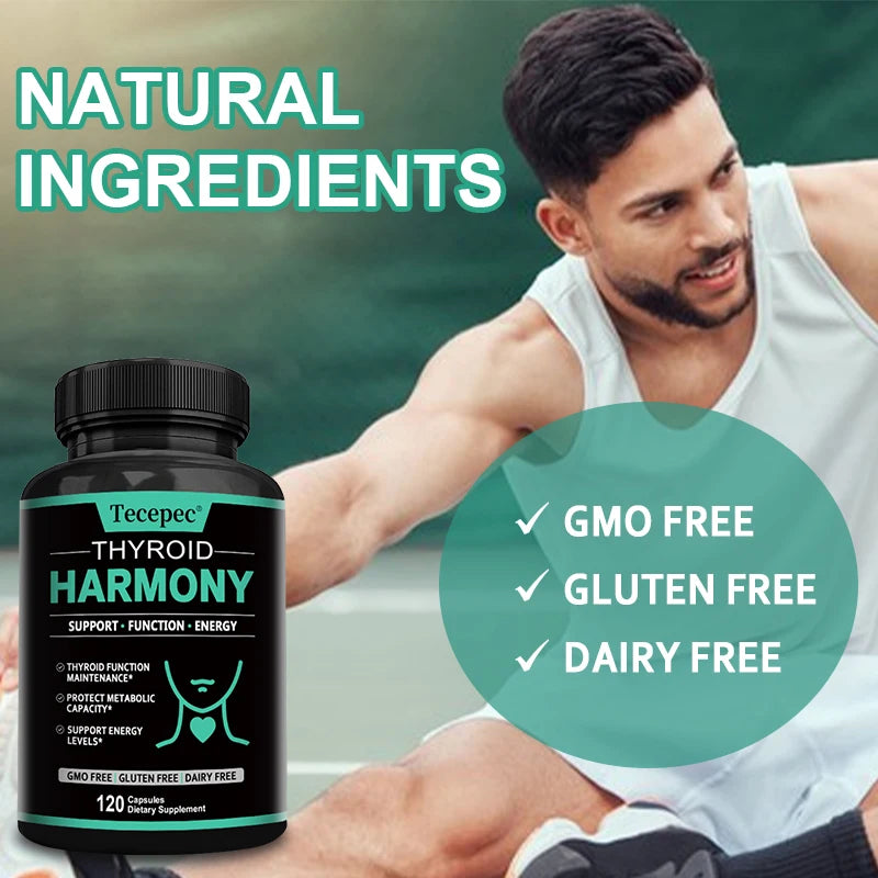 Thyroid Health Supplements Boost metabolism, relieve stress and brain fog, balance the body's metabolic function