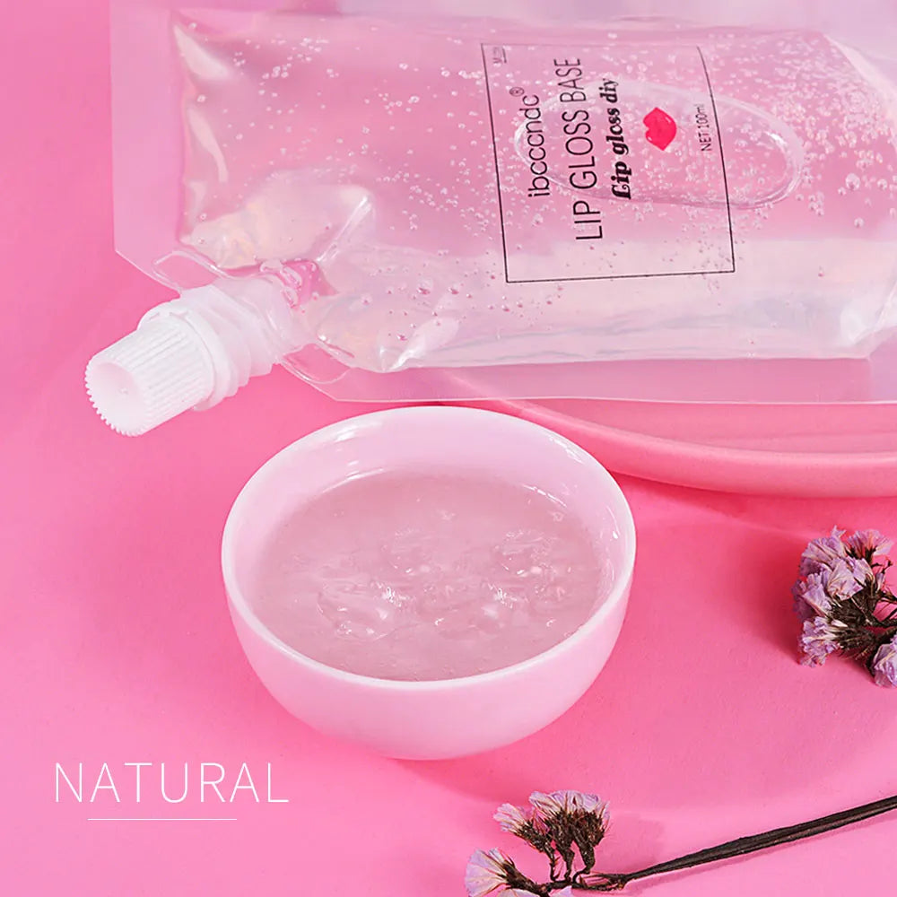 100ml Diy Lip Gloss Base Gel Non-stick Clear Moisturizing Lip Gloss Base Lipstick Handmade Material Odorless Liquid Lips Makeup