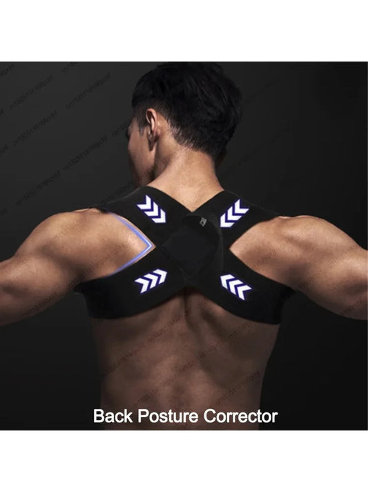 Back Posture Corrector Clavicle Spine Back Belt Adjustable Unisex Upper Back Shoulder Lumbar Posture Correction Body Shaping