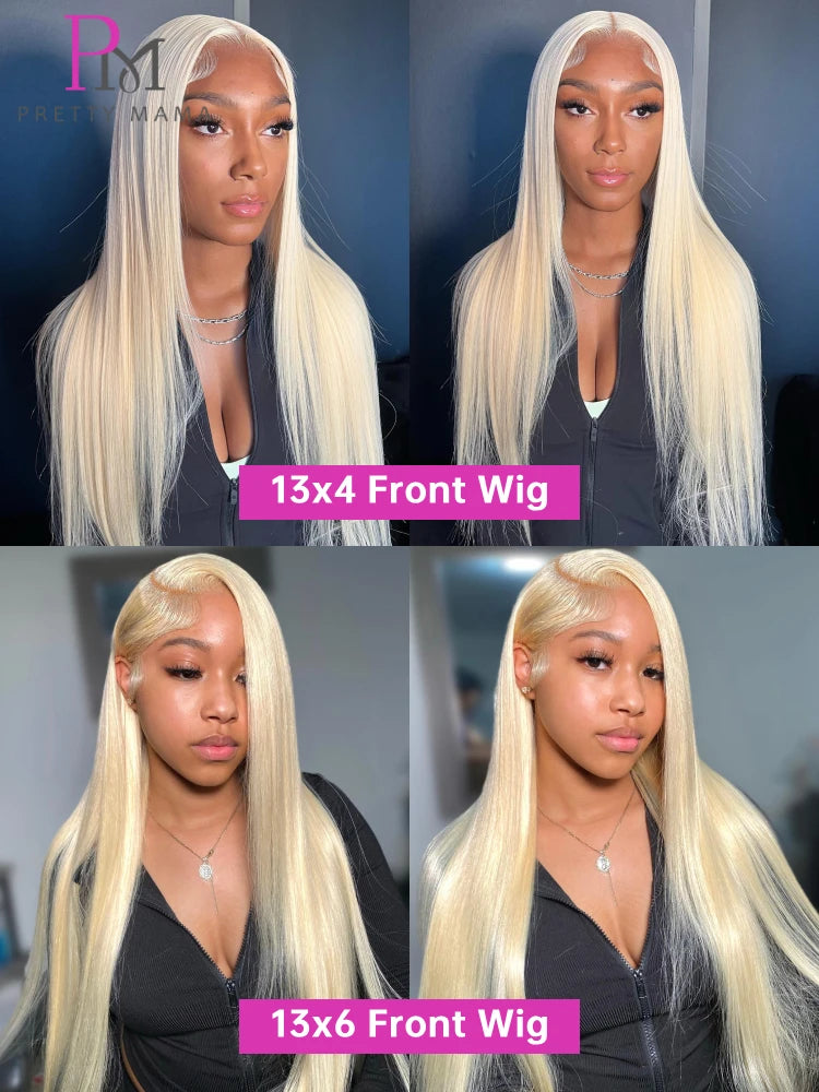 613 Blonde 13x4 13x6 360 Hd Lace Frontal Wig Brazilian Bone Straight Lace Front Wig 100% Color Human Hair Wigs On Sale Clearance