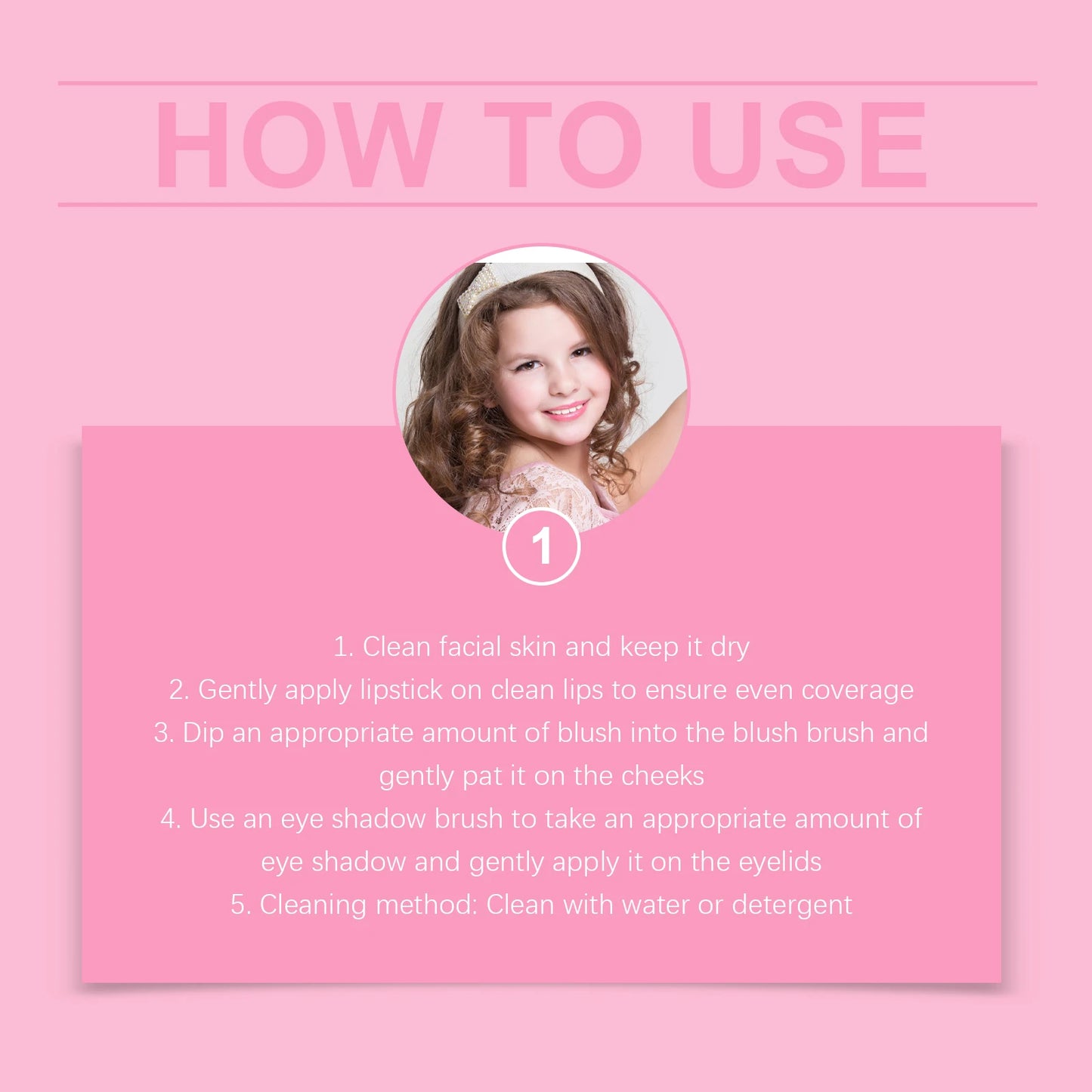 Children's Makeup Gift Box Safe and Non-toxic Princess Makeup Girl Toy Set Girl Makeup Lipstick Eyeshadow Makeup Set Gift Box