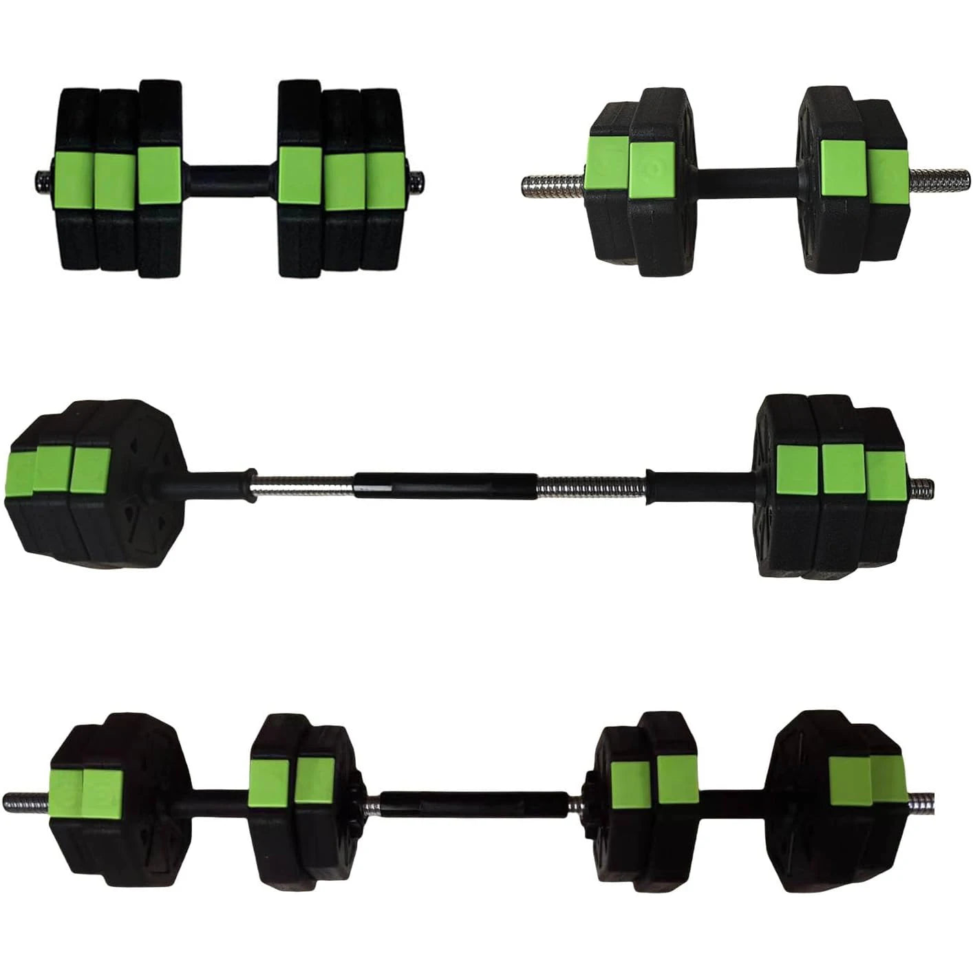Adjustable Dumbbell Set, 2 in 1 Adjustable Dumbbell Set with Iron Handle