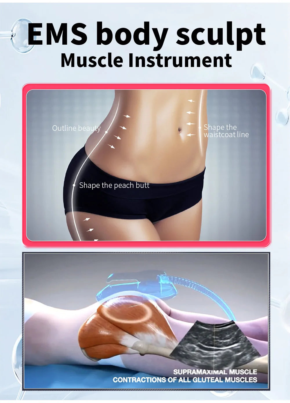 Body Slim Sculpt Muscle Stimulate Fat Removal 6500W  Electric Machine Hi-EMT RF Weight Lose Portable Electromagnetic