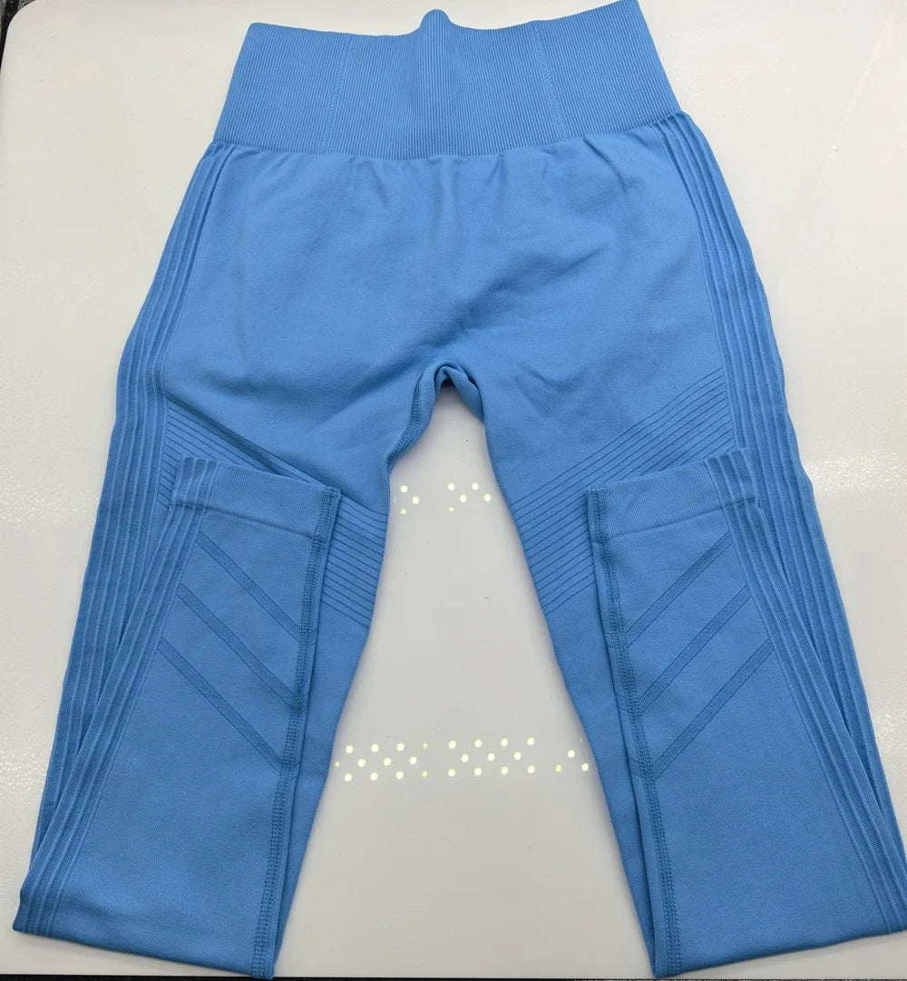 Womens Gym Seamless Yoga Pants Sports Clothes Stretchy High Waist Athletic Exercise Fitness Leggings Sports Activewear Leegings