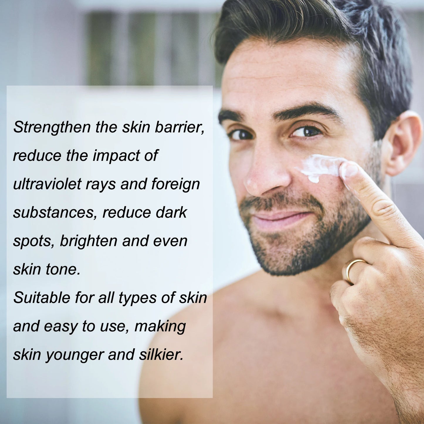 Men's Collagen Cream Lighten Fine Lines, Anti-Wrinkle Firming Skin and anti-aging Protective Collagen Moisturizer