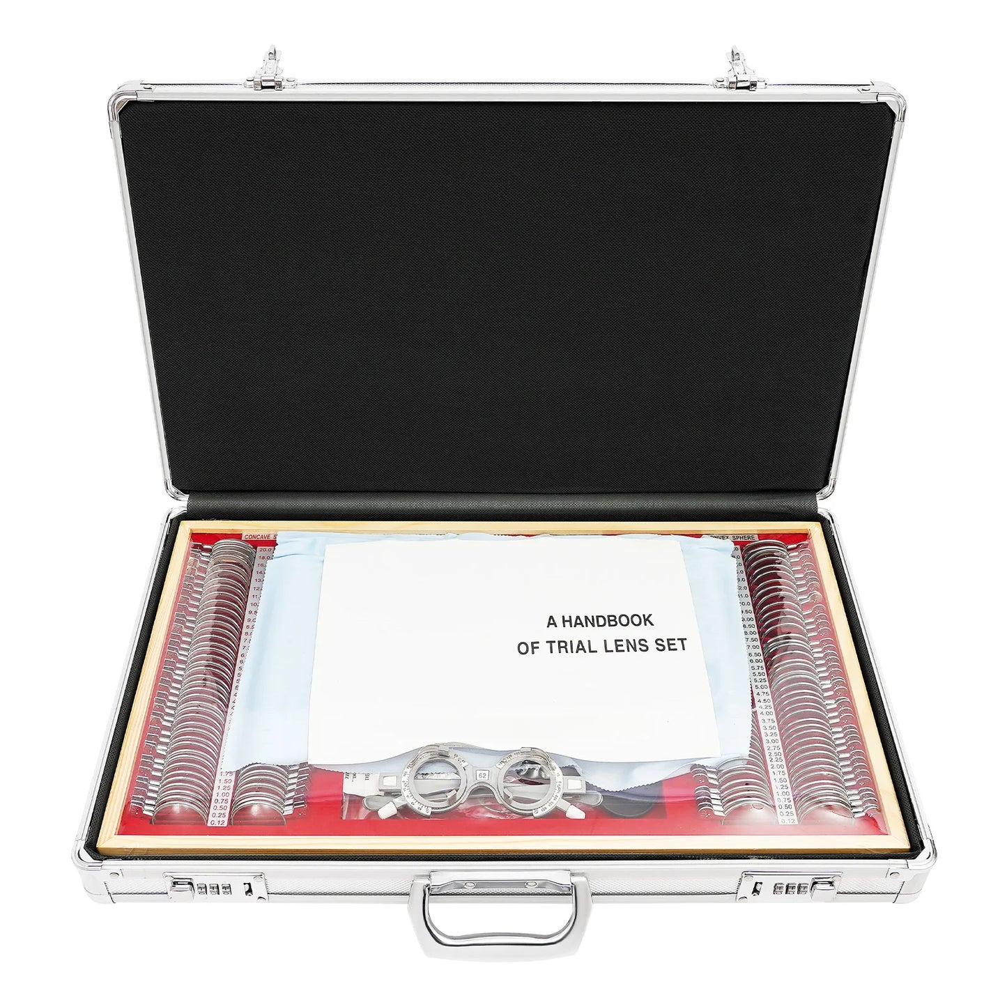 266pcs Optical Trial Lens Set Optometry Kit, Optometrie Metallrand Linses For Optometrists, Vision Testers