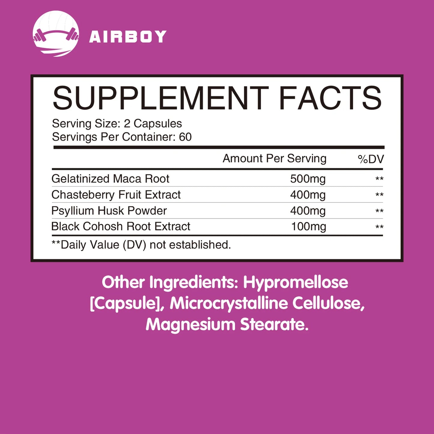 Female Hormone Balance - PCOS, Menopause, Helps with Bloating, Weight Management - 120 Capsules