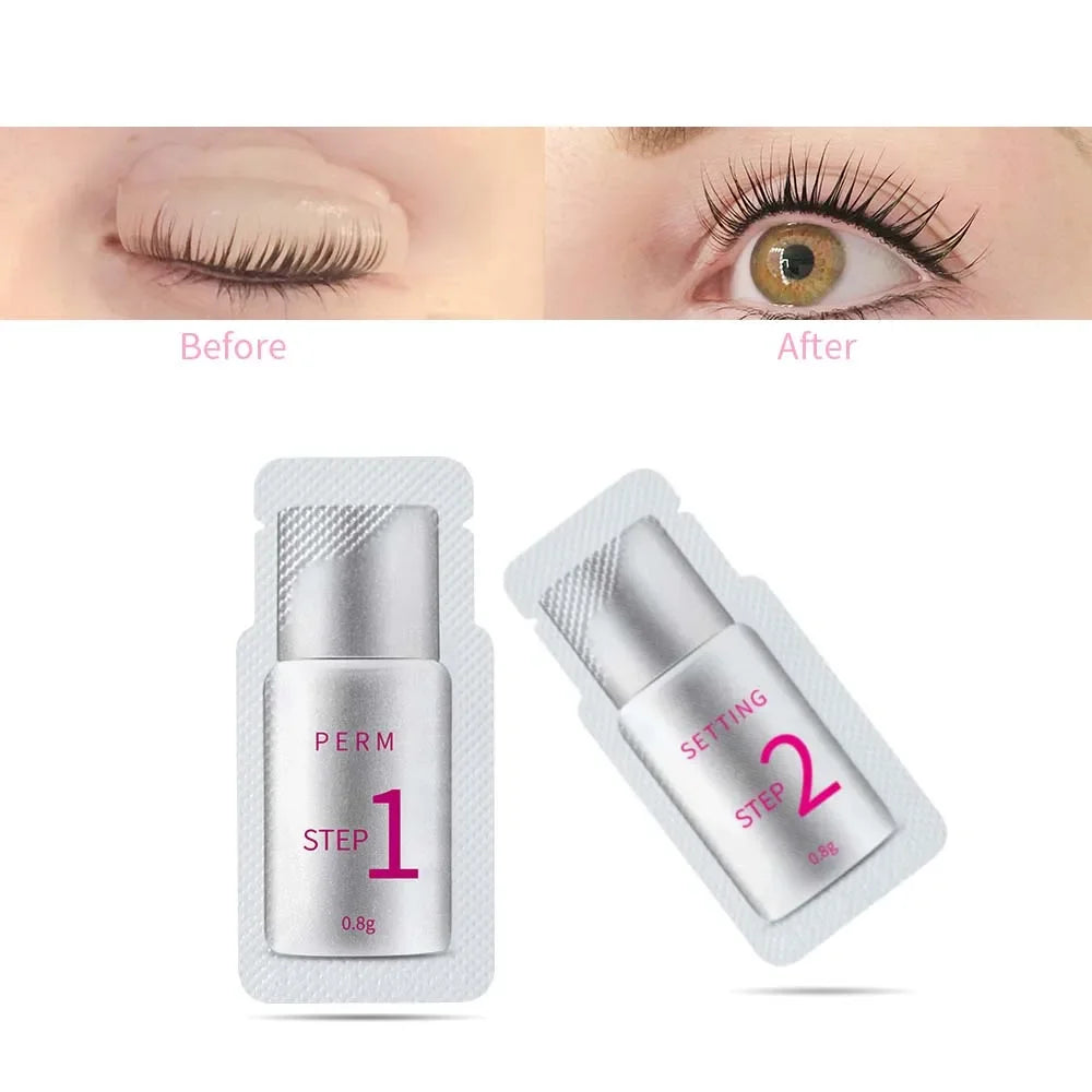 10 Pairs/Lot Lash Lift Lotion Sachet Quick Perm Fixation Lotion Lashes Lifting Curl Eyelash Makeup Tools