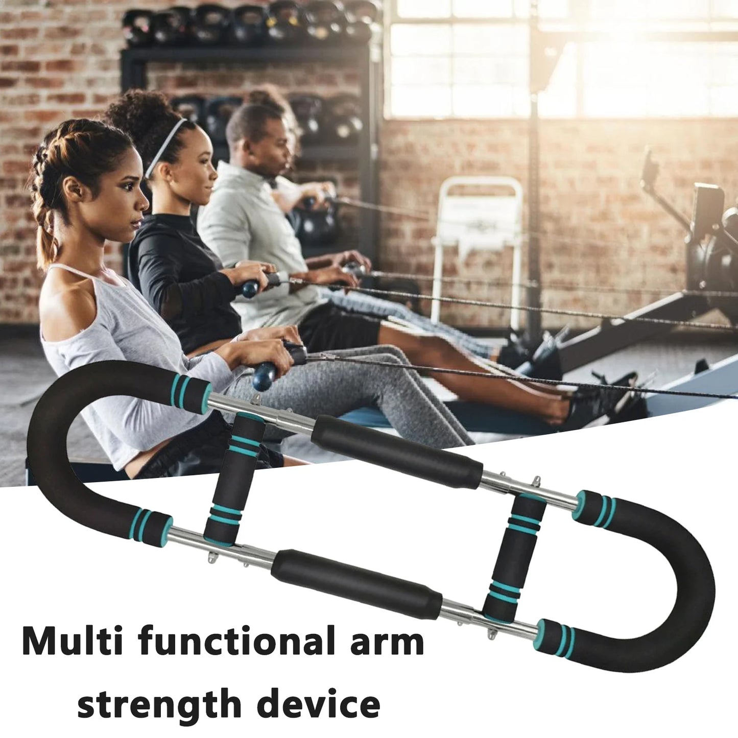 u shape Hand Gripper Strengths Twister Arm Trainer Power Twister Bar Fitness Equipment for Men and Women Home Workout