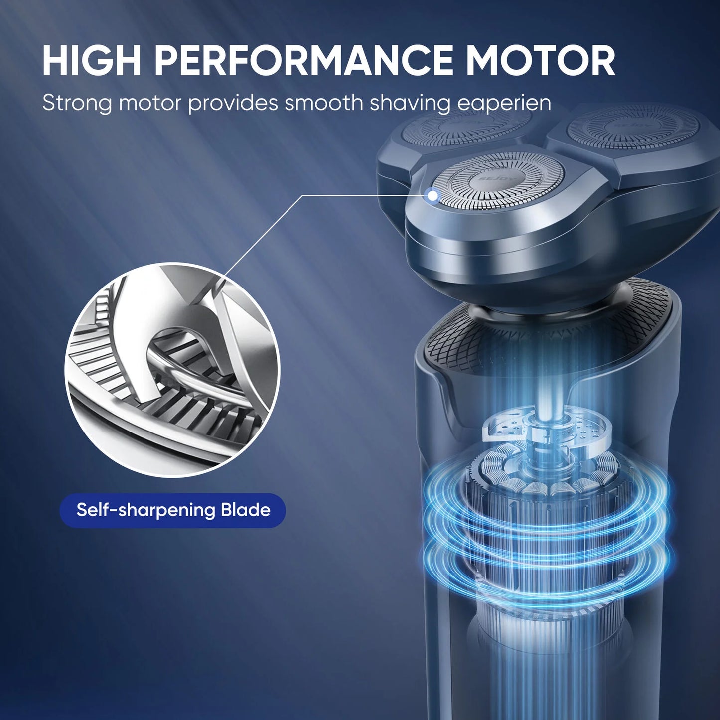 Men's Grooming Kit Electric Beard Trimmer Cordless Razor Hair Clippers Rechargeable Nose Trimmer