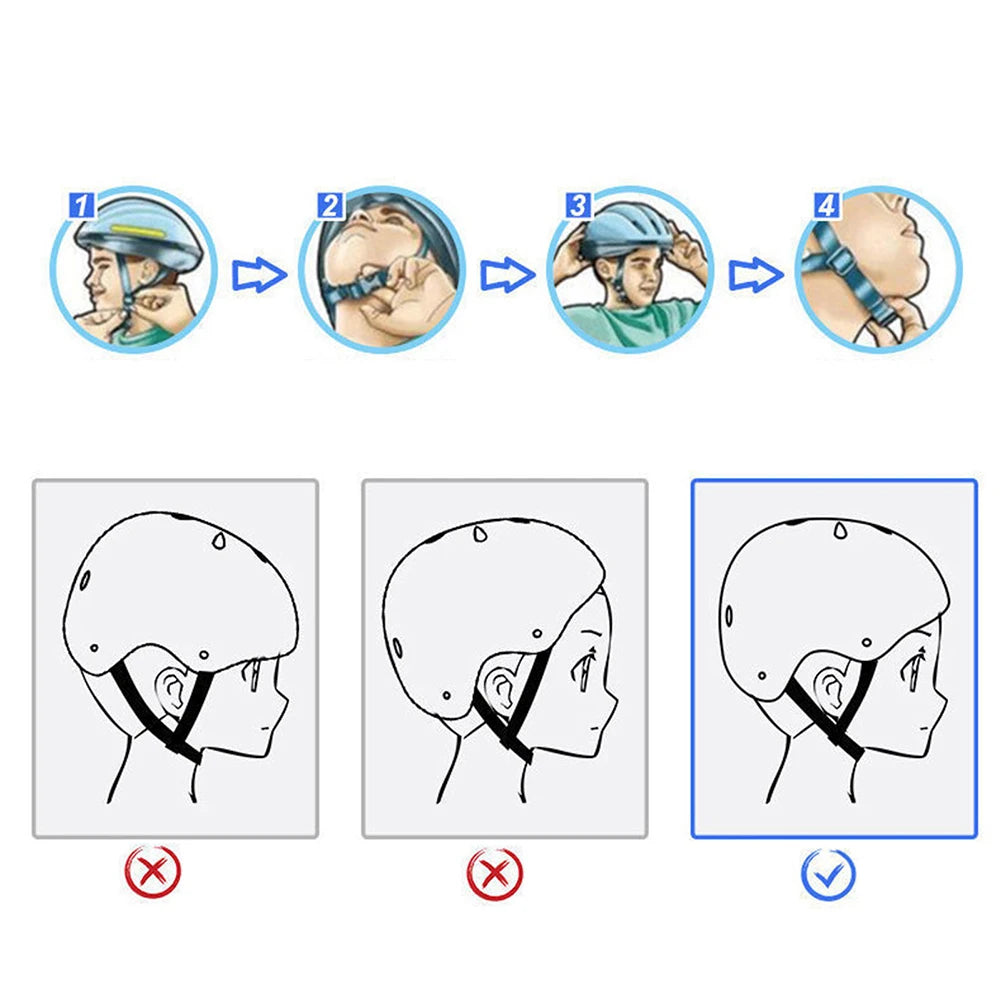 Kids Safety Helmet Knee Elbow Pad Set Boys Girls Head Protective Gear Set for Bicycle Cycling Skateboard Scooter Skating Helmet