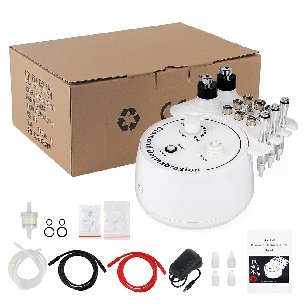 Diamond Microdermabrasion Machine Water Spray Exfoliation Face Peeling Beauty Machine Pore Deep Cleaning Skin Care